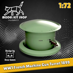 1:72 - WW1 Modello 1899 Tornio Mitra - Fort de Douaumont (Verdun)