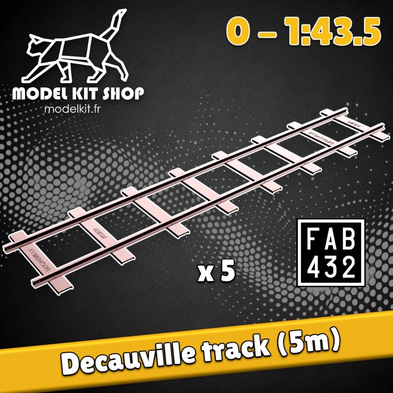 0 (1:43.5) - Decauville Rails (60 Spur) x 5 0 (1:43.5) - Decauville Rails (60 Spur) x 5