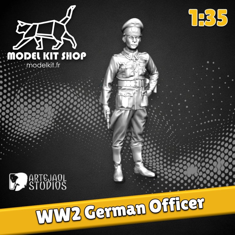 Maquette : 1:35 - WW2 Officier Allemand