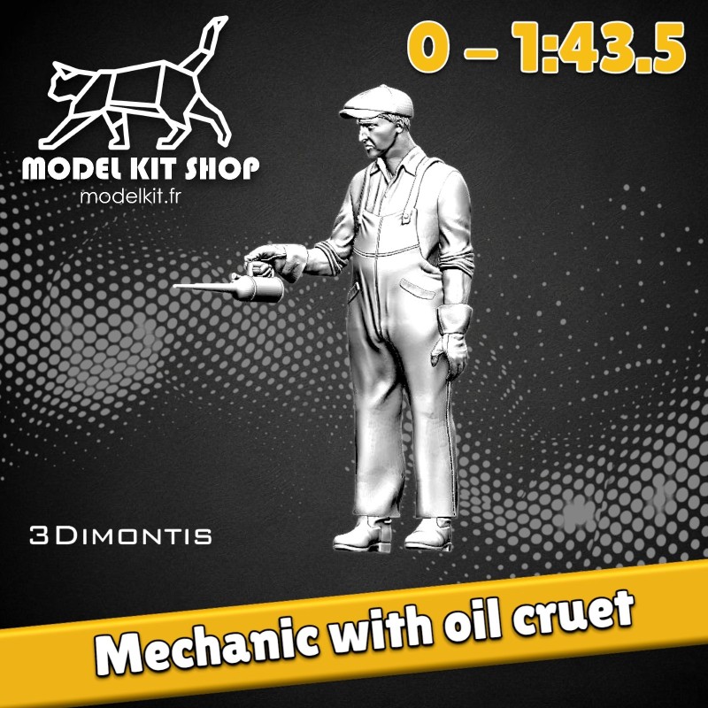 0 (1:43.5) - Mechanic with oil burette