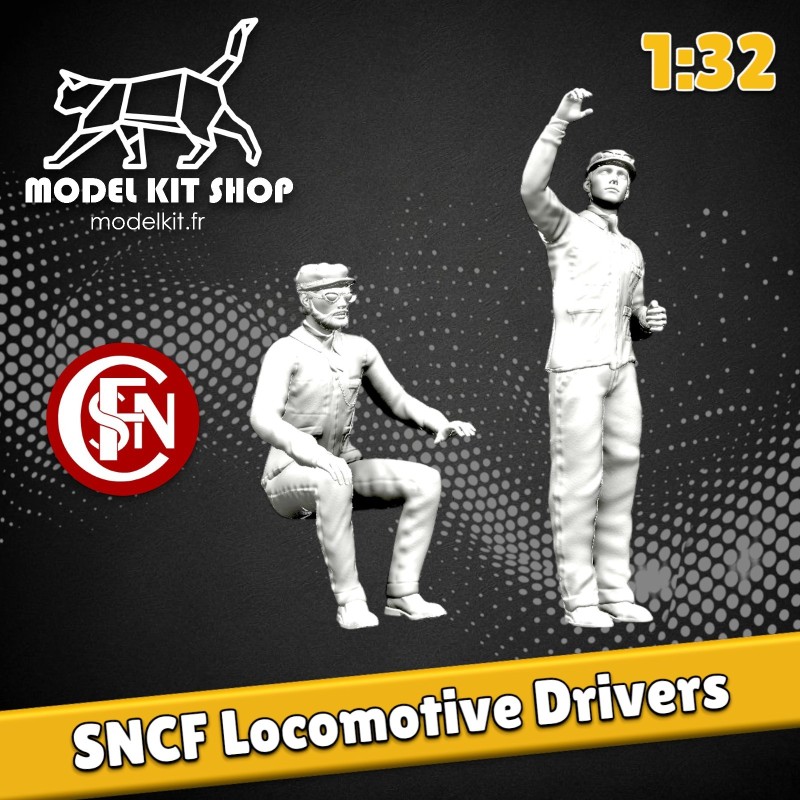 1:32 - Fahrer Lokomotive SNCF