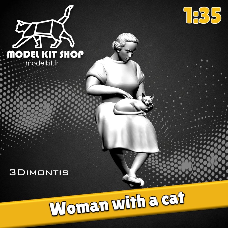 1:35 - Woman with a cat