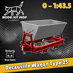 0 (1:43.5) - Wagonnet "Decauville" - Typ 25 (Weg 60)
