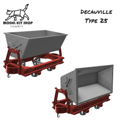 0 (1:43.5) - Wagonnet "Decauville" - Typ 25 (Weg 60)