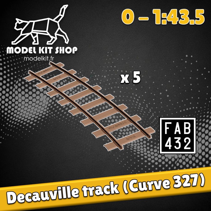 0 (1:43.5) - Rails Decauville (Voie de 60) - Courbes x 5 0 (1:43.5) - Rails Decauville (Voie de 60) - Courbes x 5