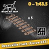 0 (1:43.5) - Rails Decauville (Voie de 60) - Courbes x 5