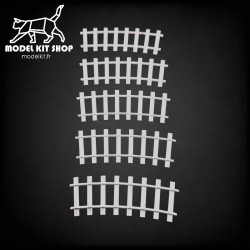 0 (1:43.5) - Rails Decauville (Voie de 60) - Courbes x 5