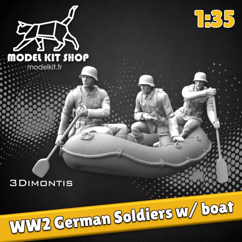 1:35 - WW2 soldados alemanes En un recipiente inflable