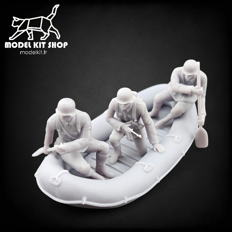 Kit De Modèle De Figurine En Résine 1/35 Neuf Soldats De L