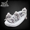 1:35 - WW2 German soldiers On an inflatable vessel