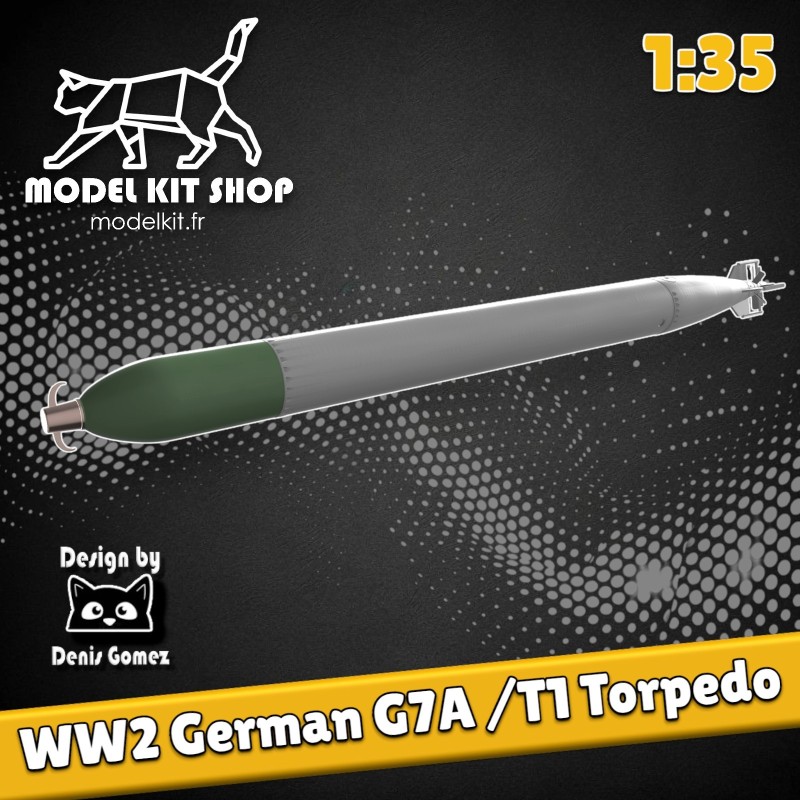 1:35 - WW2 German Torpedo G7A/T1 1:35 - WW2 German Torpedo G7A/T1