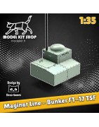 1:35 - WW2 - Maginot Line - Bunker TSF (FT-17)