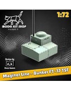 1:72 - Segunda Guerra Mundial - Línea Maginot - Búnker TSF