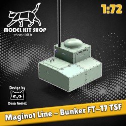 1:72 - WW2 - Ligne Maginot - Bunker TSF (Tourelle FT-17)