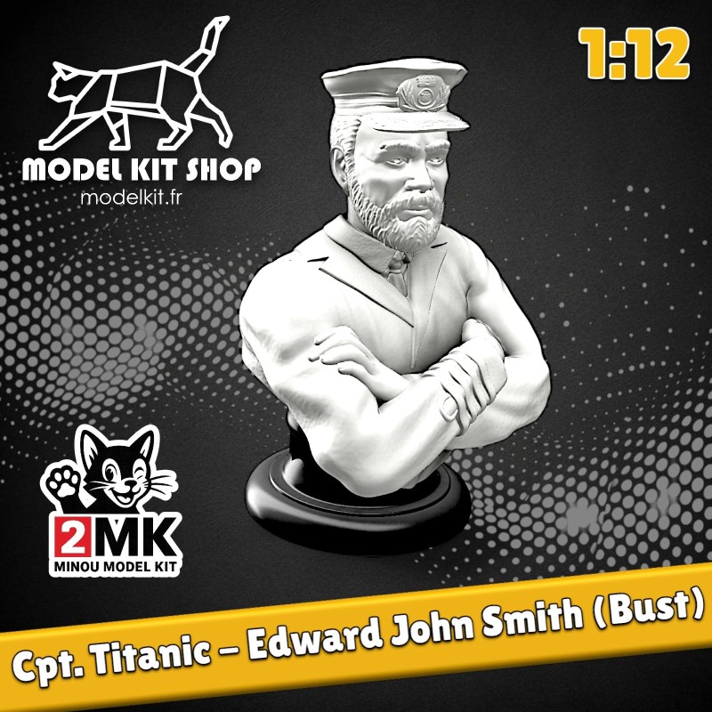 1:12 - Capitán del Titanic - Edward John Smith (Bust) 1:12 - Capitán del Titanic - Edward John Smith (Bust)
