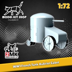 1:72 - WW1 - Tank Prototype Français "Aubriot Gabet"