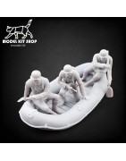 1:48 - 1:35 - WW2 soldados alemanes En un recipiente inflable