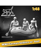 1:48 - 1:35 - WW2 soldados alemanes En un recipiente inflable
