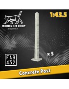 0 (1:43,5) – Betonpfosten