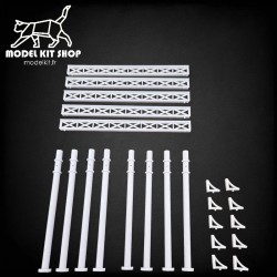 0 (1:43.5) - Poteaux et poutrelles - Modelkit.fr