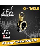 0 (1,43.5) - Locomotive - Lampe à pétrol "Unifée 9L SNCF"