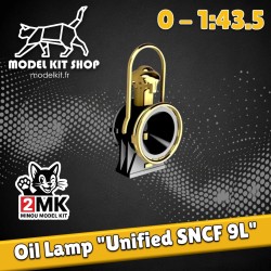 0 (1,43.5) - Locomotive - Lampe à pétrol "Unifée 9L SNCF"