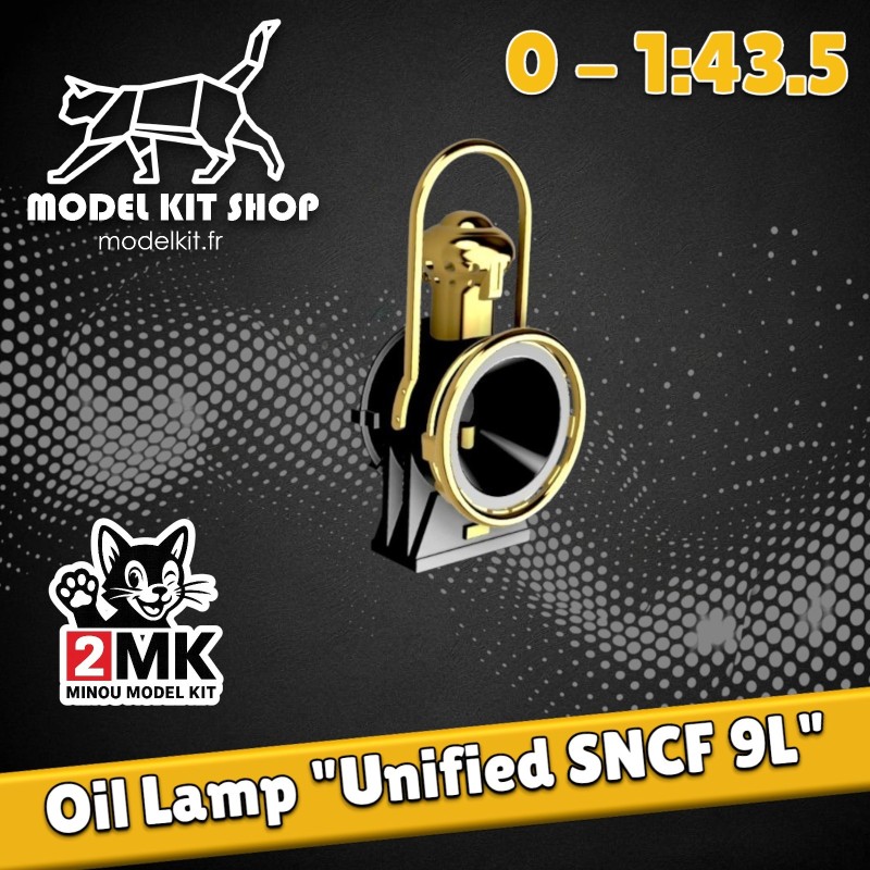 0 (1,43.5) - Locomotive - Lampe à pétrol "Unifée 9L SNCF" 0 (1,43.5) - Locomotive - Lampe à pétrol "Unifée 9L SNCF"