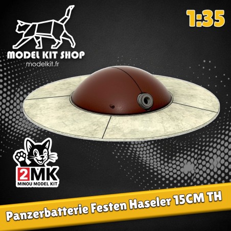 1:35 - WW1 Panzerbatterie Festen Haseler 15Cm TH