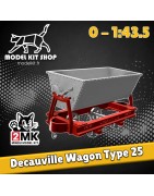 0 (1:43.5) - Wagonnet "Decauville" - Tipo 25 (vía de 60)