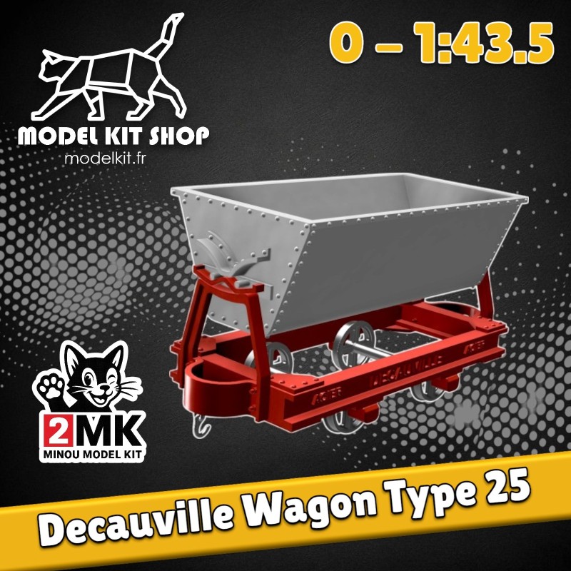 0 (1:43.5) - Wagonnet "Decauville" - Type 25 (way of 60) 0 (1:43.5) - Wagonnet "Decauville" - Type 25 (way of 60)