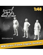 1:48 - WW1 Pilots (francés, inglés, alemán)