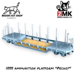 0 (1:43.5) - Platerforme Artillerie "Pechot" type 1888 -