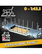 0 (1:43.5) - Artillery platform "Pechot" type 1888