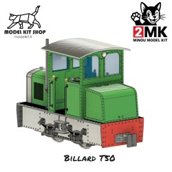 0 (1:43.5) - Locotracteur Billard T50 - Modelkit.fr