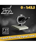 0 (1:43.5) - Signal Carré Violet Type Bas - Modelkit.fr