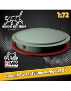 1:72 - Turret Galopin 155mm R Mod 1907