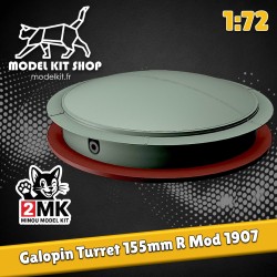 1:72 - Tourelle Galopin 155mm R mod 1907