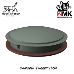 1:72 - Tourelle Galopin 155mm R mod 1907 - Modelkit.fr