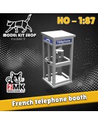 HO (1:87) – French telephone booth