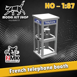 Maquette : HO (1:87) - Cabine téléphonique