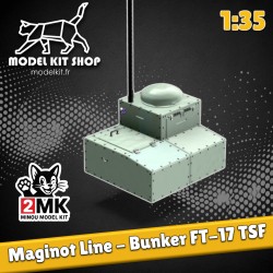 1:35 - Maginot Line - WW2 - TSF Bunker (FT-17