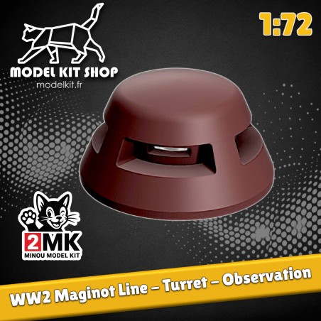 1:72 - WW2 - Maginot Line - Observation turret