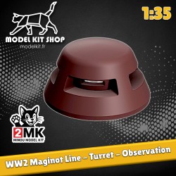 Maquette : 1:35 - WW2 - Ligne Maginot - Tourelle