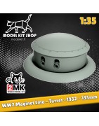 1:35 - WW2 - Maginot Line - 135mm turret type 1932