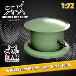 1:72 - WW1 Model 1899 Mitra lathe - Fort de Douaumont (Verdun)