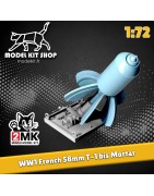 1:72 - WW1 - Mortier 58 - "Crapouillot" Version T