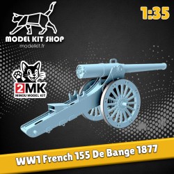 Maquette : 1:35 - WW1 - Canon Français 155mm " De