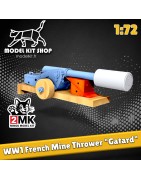 1:72 - WW1 - French Mine Thrower "Gatard"