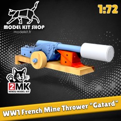 Maquette : 1:72 - WW1 - Lance Mine "Gatard"