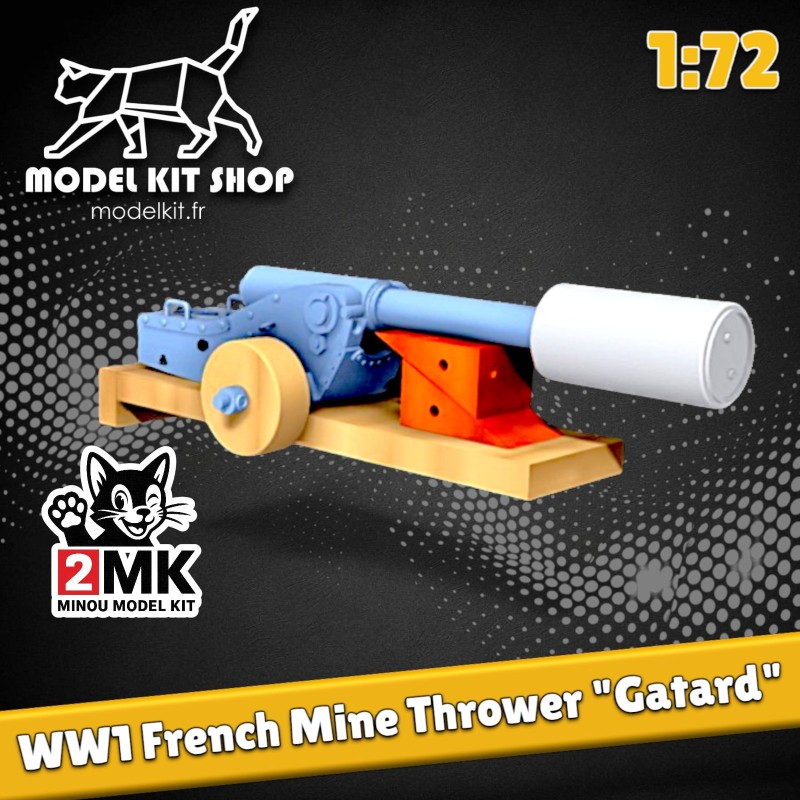 1:72 - WW1 - French Mine Thrower "Gatard" 1:72 - WW1 - French Mine Thrower "Gatard"
